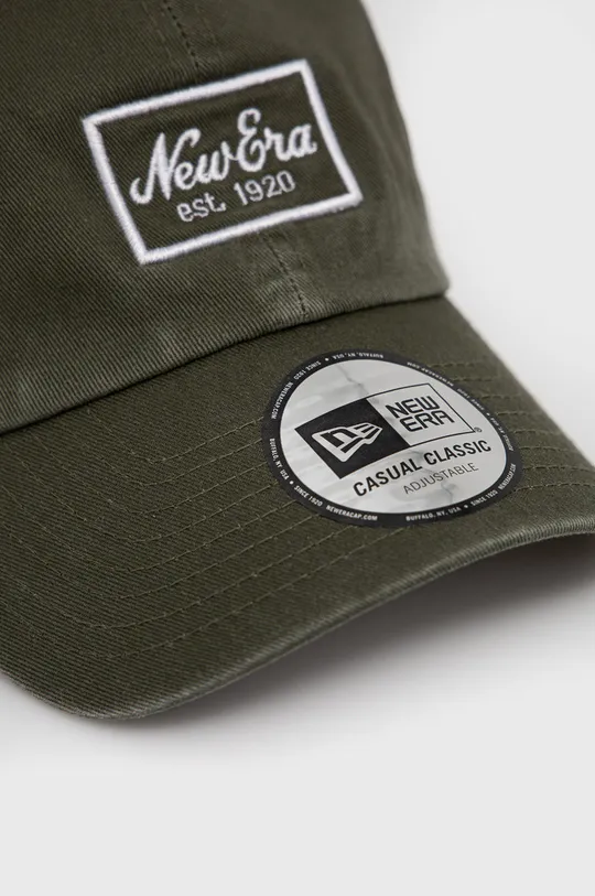 Βαμβακερό καπέλο New Era πράσινο