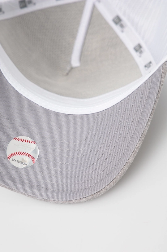 gray New Era baseball cap