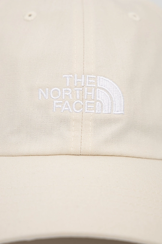 Pamučna kapa The North Face bež