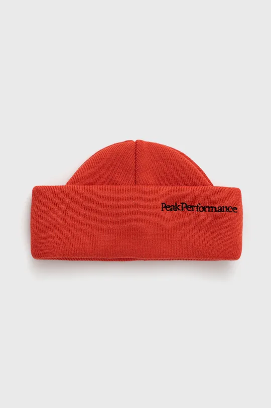 oranžová Vlnená čiapka Peak Performance Unisex