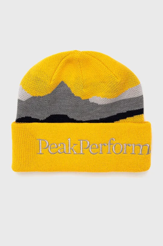żółty Peak Performance Czapka wełniana Unisex