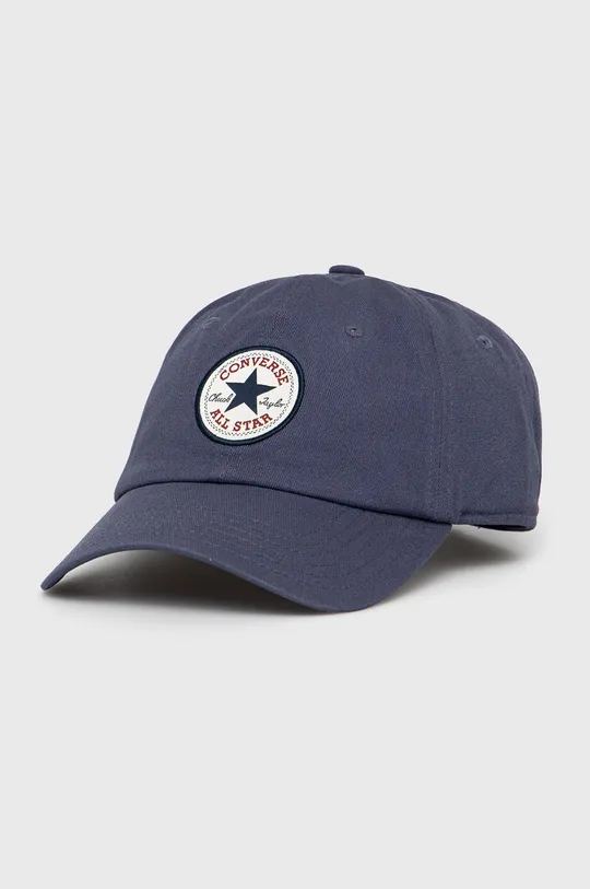 μπλε Βαμβακερό καπέλο Converse Unisex