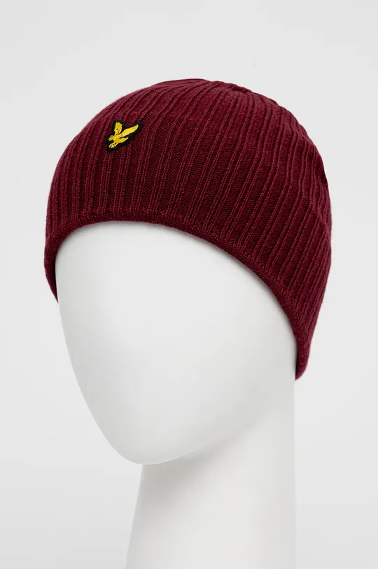 Čiapka Lyle & Scott burgundské