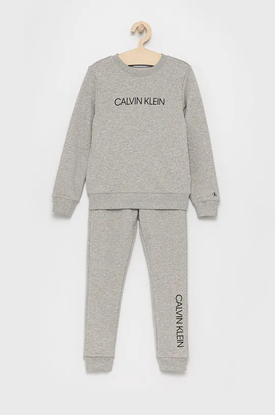 szary Calvin Klein Jeans Komplet dziecięcy IB0IB00951.4890 Chłopięcy
