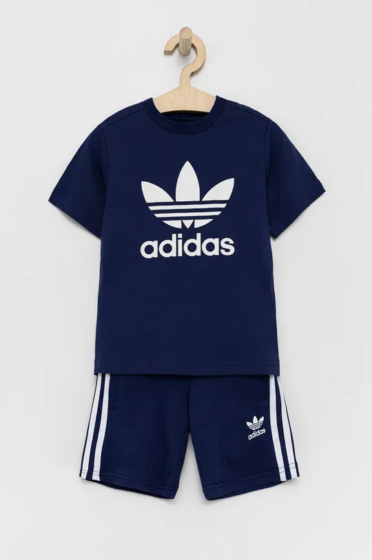 темно-синій Дитячий спортивний костюм adidas Originals Для хлопчиків