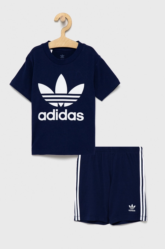 granatowy adidas Originals Komplet dziecięcy H35560 Chłopięcy