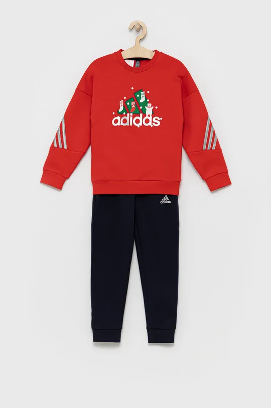 червоний Дитячий спортивний костюм adidas Performance Для хлопчиків