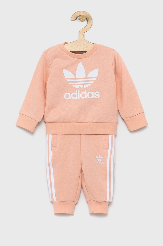 roza Dječja trenirka adidas Originals Za djevojčice