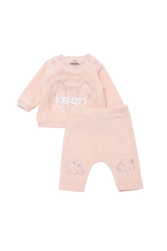 рожевий Дитячий спортивний костюм Kenzo Kids Для дівчаток
