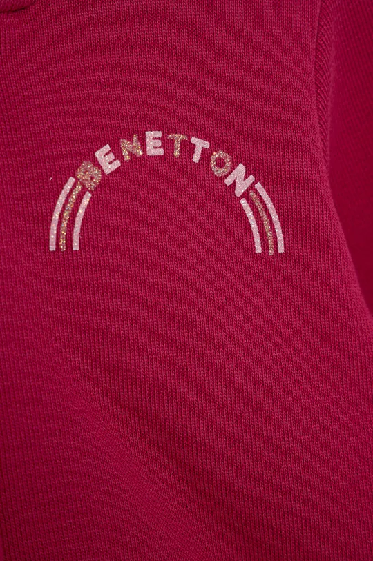 Detská tepláková súprava United Colors of Benetton ružová
