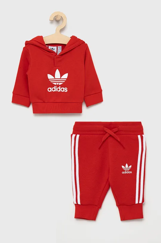 червоний Дитячий комплект adidas Originals Дитячий