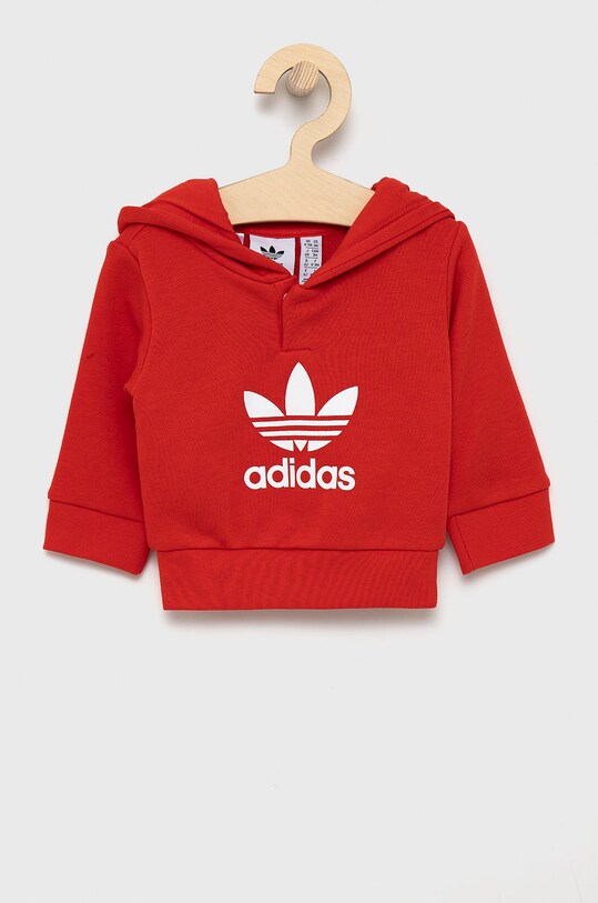Dětská souprava adidas Originals H25219 červená barva | ANSWEAR.cz