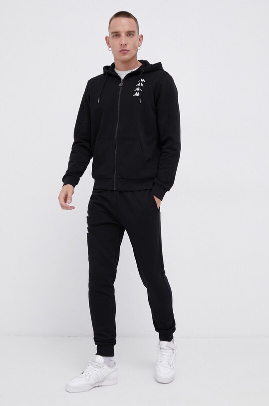 Спортивный костюм Kappa мужской цвет чёрный | ANSWEAR.ua