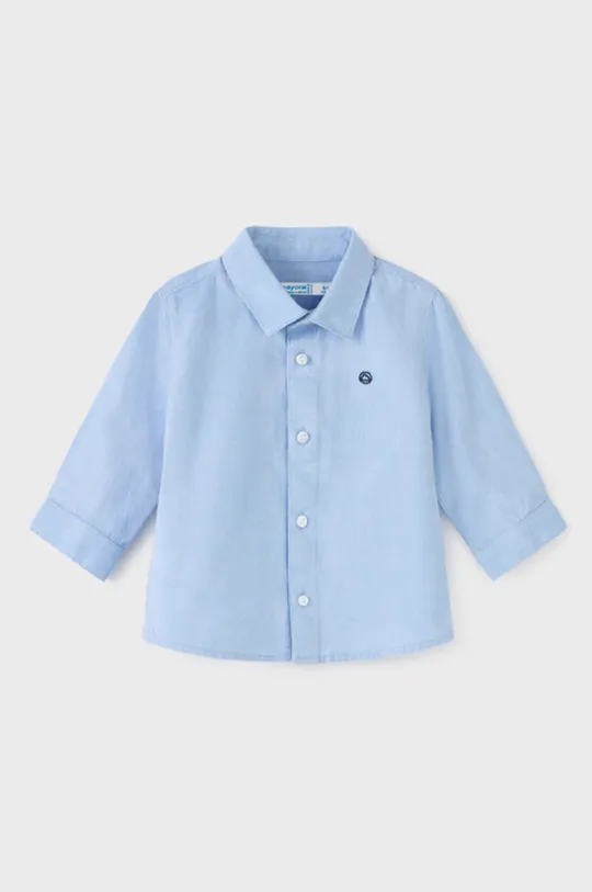 niebieski Mayoral Koszula bawełniana dziecięca Chłopięcy