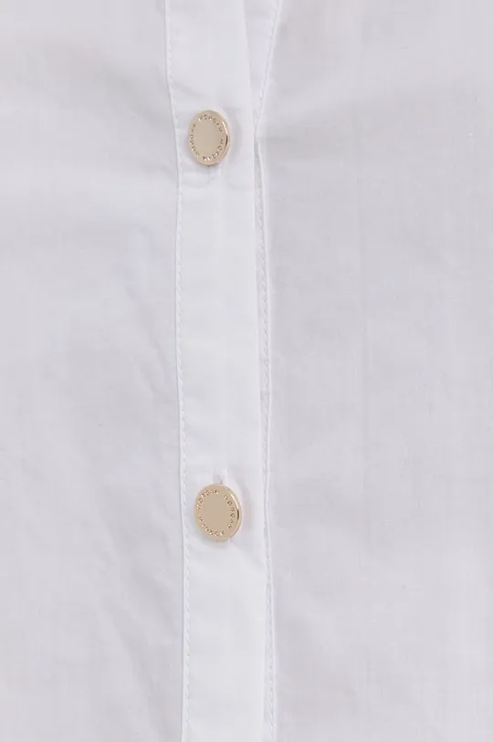 Βαμβακερό πουκάμισο Morgan λευκό