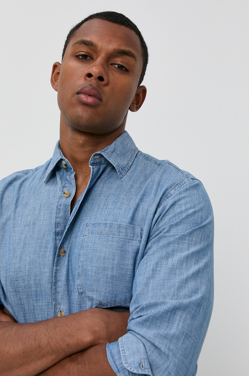 Jack & Jones Koszula bawełniana męska regular z kołnierzykiem