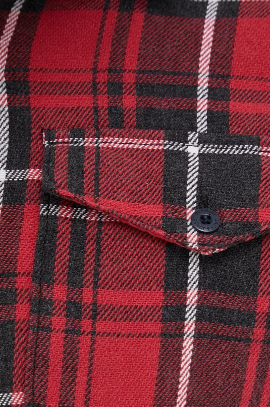 Βαμβακερό πουκάμισο Premium by Jack&Jones κόκκινο