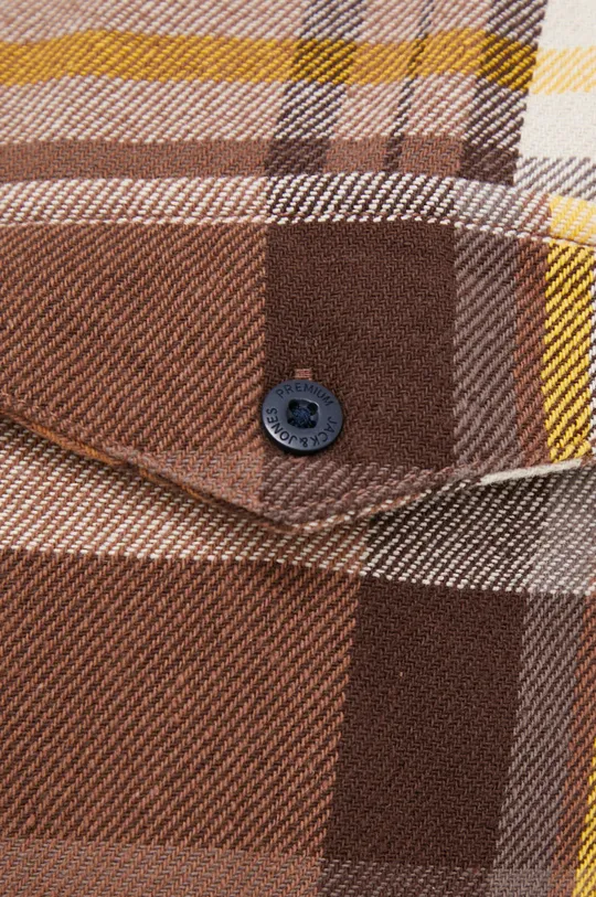 Premium by Jack&Jones Koszula bawełniana brązowy