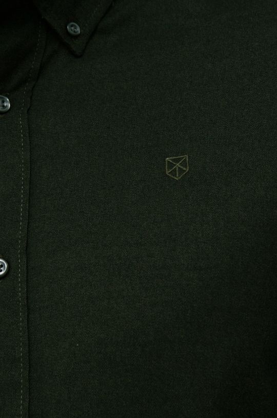 Bavlnená košeľa Premium by Jack&Jones oceľová zelená