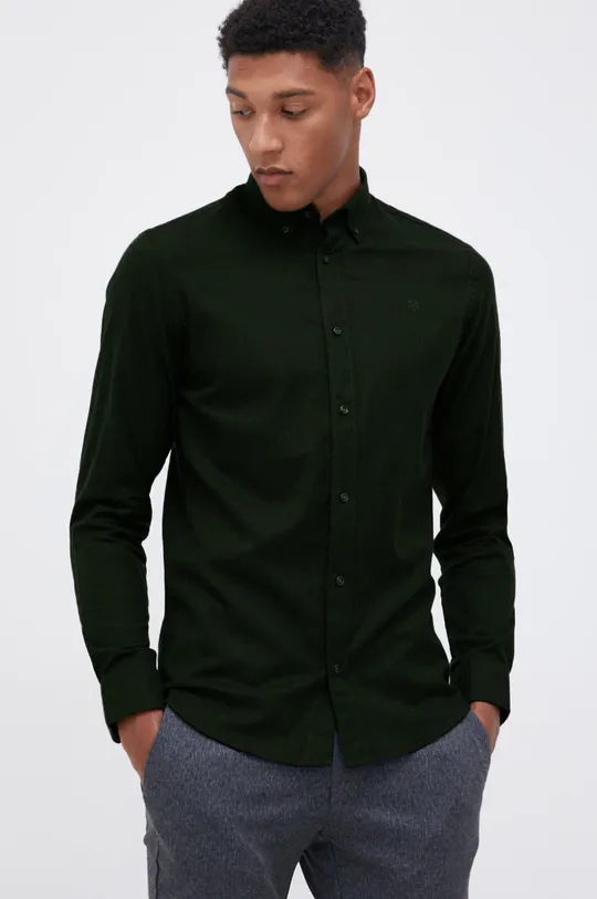 πράσινο Βαμβακερό πουκάμισο Premium by Jack&Jones