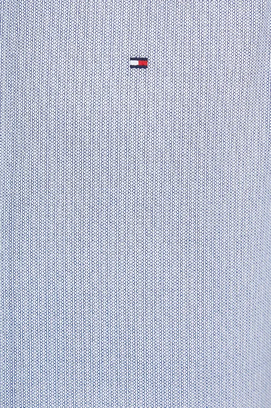 Βαμβακερό πουκάμισο Tommy Hilfiger σκούρο μπλε