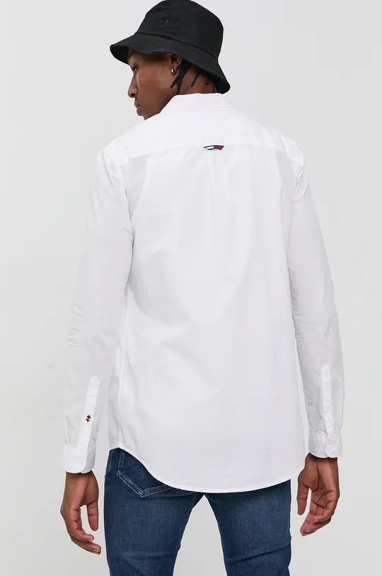 biały Tommy Jeans Koszula bawełniana DM0DM11870.4890