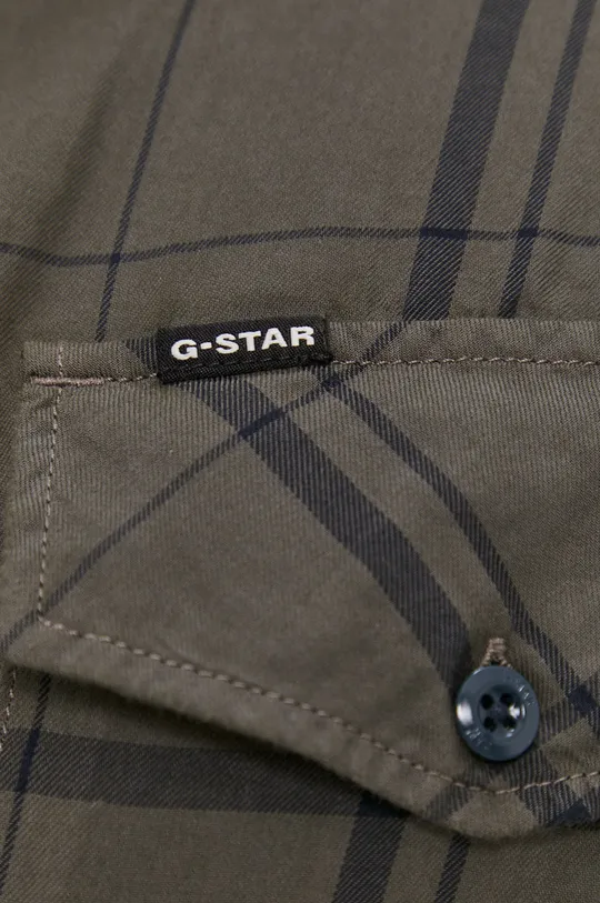 G-Star Raw - Хлопковая рубашка зелёный