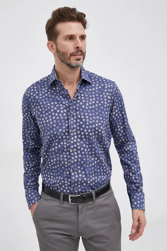 Βαμβακερό πουκάμισο Emanuel Berg Ανδρικά