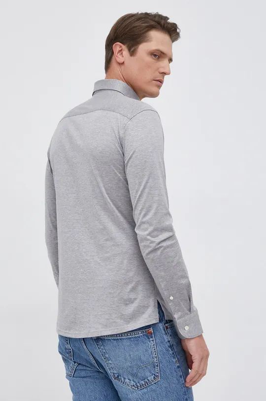 sivá Bavlnená košeľa Eton