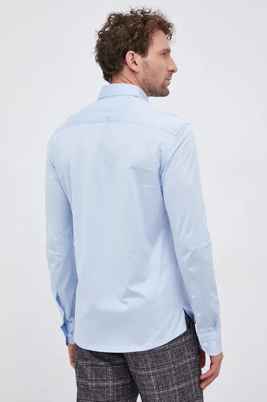 modrá Bavlnená košeľa Eton