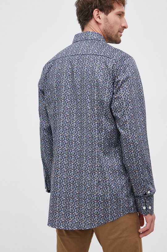 tmavomodrá Bavlnená košeľa Eton
