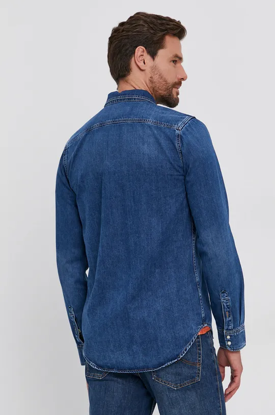 niebieski Pepe Jeans Koszula jeansowa Hammond Wiser