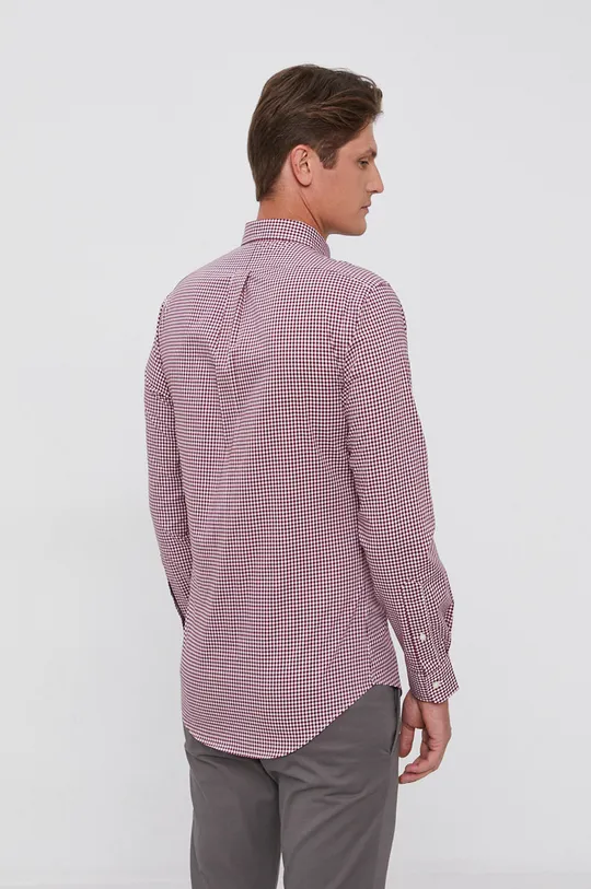 бордо Бавовняна сорочка Polo Ralph Lauren