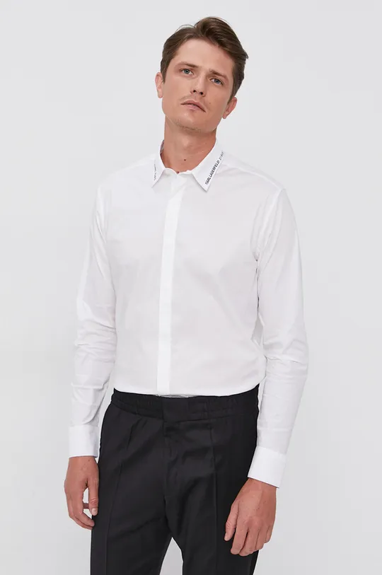 Košeľa Karl Lagerfeld  95% Bavlna, 5% Elastan
