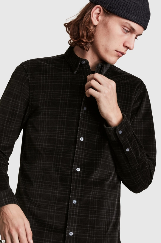 AllSaints Koszula SEWARD LS SHIRT czarny