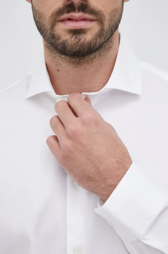 Βαμβακερό πουκάμισο Selected Homme λευκό