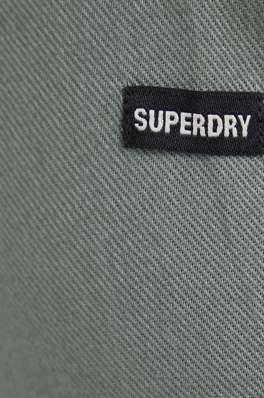 Superdry Koszula bawełniana zielony