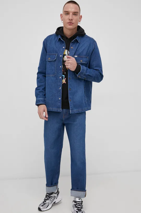 Lee Koszula jeansowa niebieski
