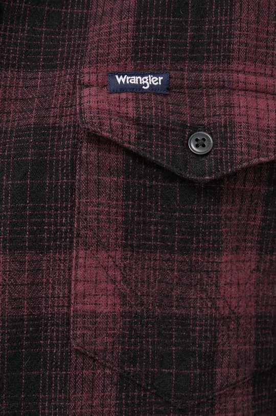 Wrangler Koszula bawełniana fioletowy