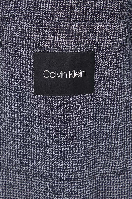 Bavlnená košeľa Calvin Klein tmavomodrá
