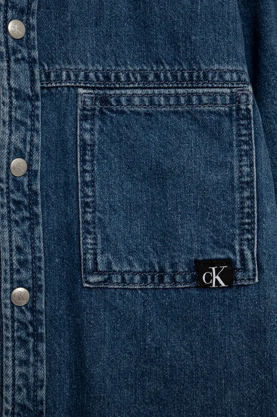 Παιδικό τζιν πουκάμισο Calvin Klein Jeans  100% Βαμβάκι