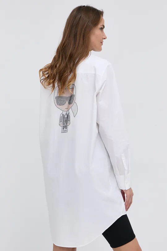 Βαμβακερό φόρεμα Karl Lagerfeld  100% Οργανικό βαμβάκι