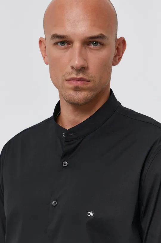 czarny Calvin Klein Koszula Męski