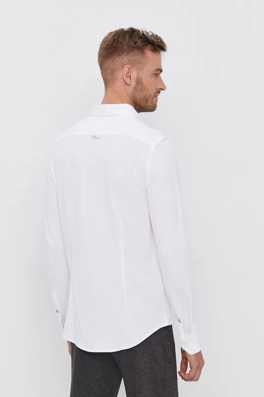 biela Bavlnená košeľa Calvin Klein Jeans