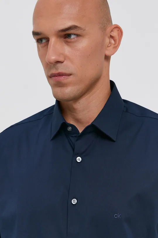 tmavomodrá Košeľa Calvin Klein Pánsky