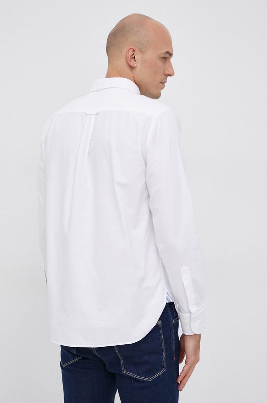 bílá Bavlněné tričko Gant