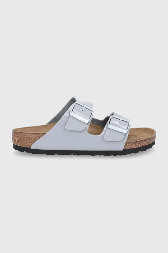 сірий Шльопанці Birkenstock Patent Alloy Жіночий