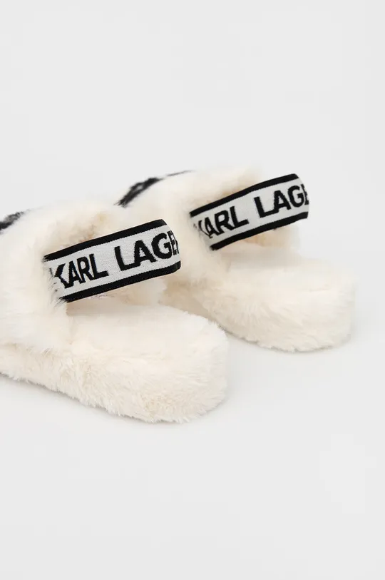 Kućne papuče Karl Lagerfeld Salon  Vanjski dio: Tekstilni materijal Unutrašnji dio: Tekstilni materijal Potplata: Sintetički materijal