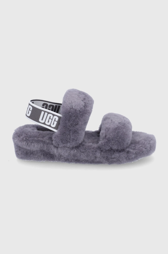 серый Шерстяные тапочки UGG Женский