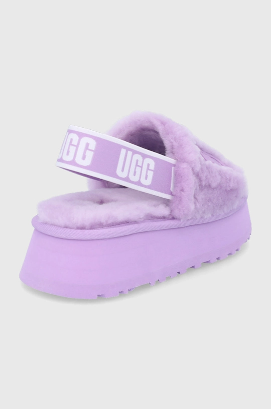 Шерстяные тапочки UGG  Голенище: Шерсть Внутренняя часть: Шерсть Подошва: Синтетический материал